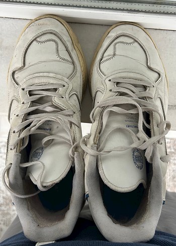 Beyaz Bağcıklı Beyaz erkek Spor Ayakkabı - Görsel 3