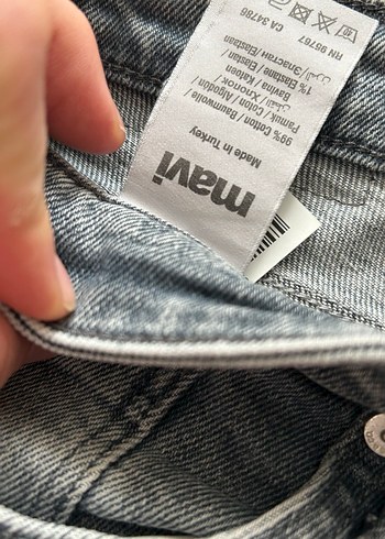 Gri Slim Fit Erkek Kot Pantolon - Görsel 5