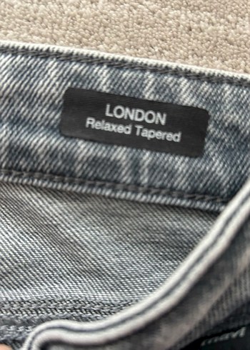 Gri Slim Fit Erkek Kot Pantolon - Görsel 4