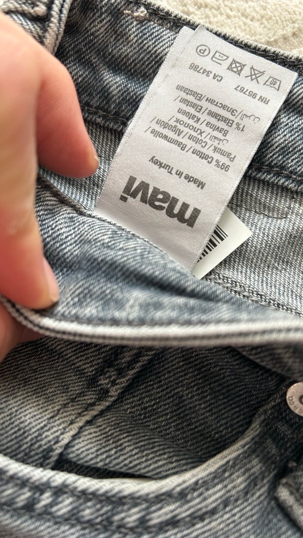 Gri Slim Fit Erkek Kot Pantolon - Görsel 5