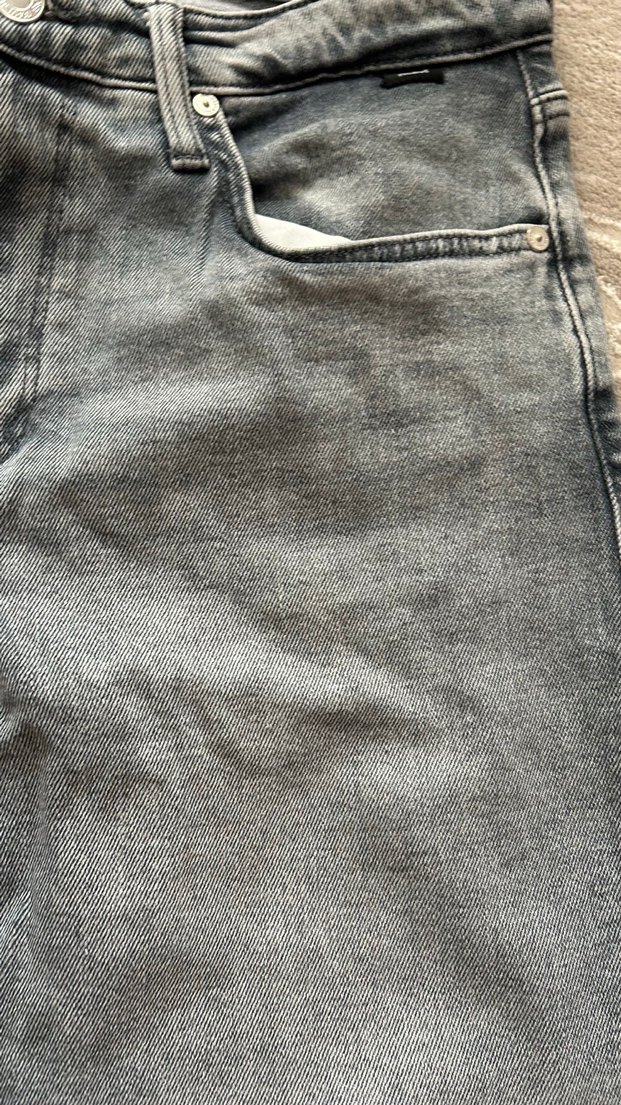 Gri Slim Fit Erkek Kot Pantolon - Görsel 2