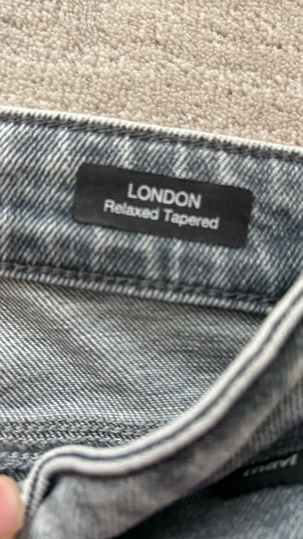 Gri Slim Fit Erkek Kot Pantolon - Görsel 4