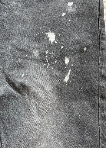 Gri dar Kesim Erkek Denim Pantolon - Görsel 2