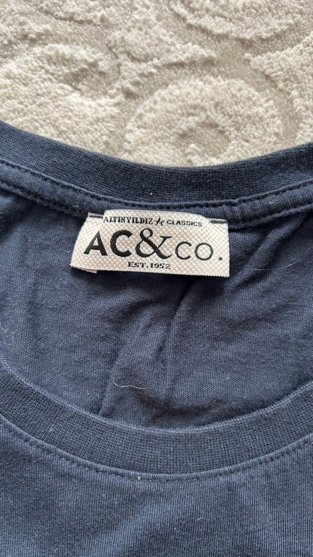 Erkek lacivert Baskılı Kısa Kollu Tişört - Görsel 3