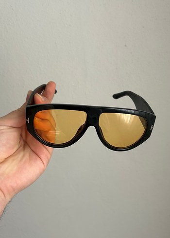 Şeffaf hardal Camlı Minimalist Gözlük - Görsel 6