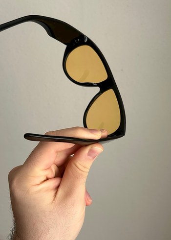 Şeffaf hardal Camlı Minimalist Gözlük - Görsel 5