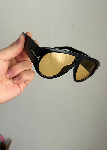 Şeffaf hardal Camlı Minimalist Gözlük - Görsel 2