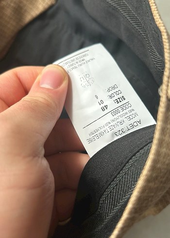 Bej Düğmeli Erkek pamuklu Pantolon - Görsel 6