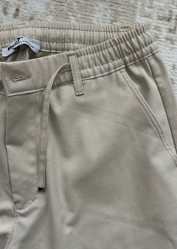 Bej slim tapered Fit Street Wear Erkek Pantolon - Görsel 2