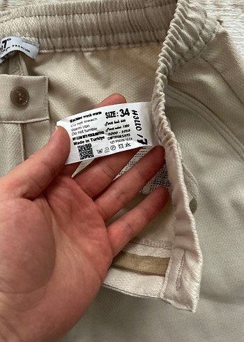 Bej slim tapered Fit Street Wear Erkek Pantolon - Görsel 4