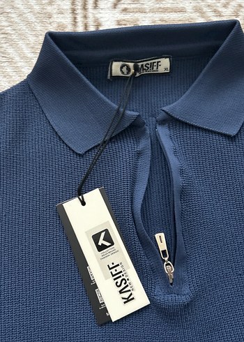 Lacivert Erkek Kısa Kollu Polo Yaka Tişört - Görsel 3