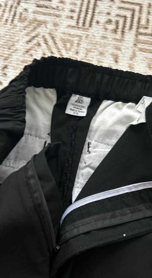 Erkek Siyah slim tapered Fit Günlük Pantolon - Görsel 5