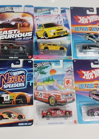 Hot wheels uzun kart araçlar.