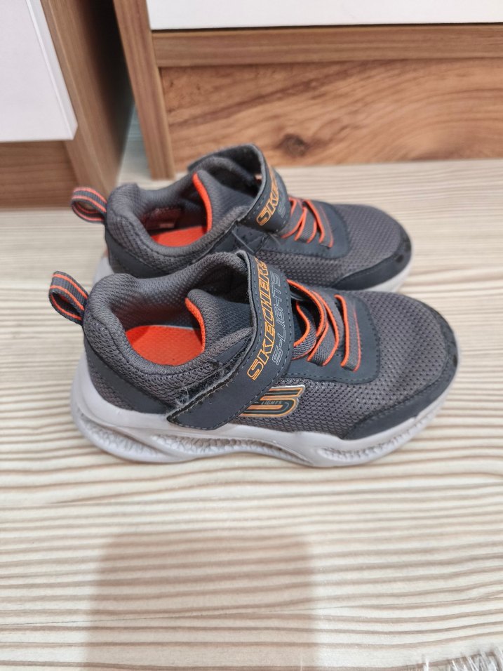 Gri Erkek Çocuk Skechers Spor Ayakkabı - Görsel 2