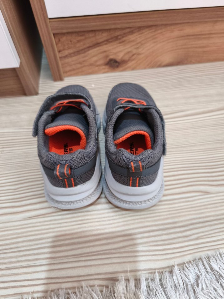 Gri Erkek Çocuk Skechers Spor Ayakkabı - Görsel 3