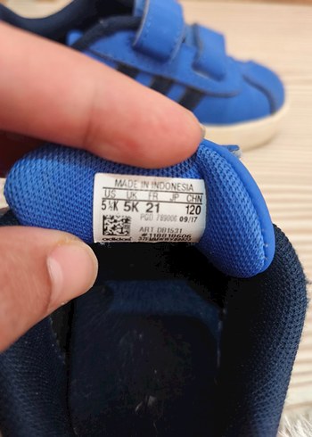 Mavi Erkek Çocuk Adidas Spor Ayakkabı - Görsel 5