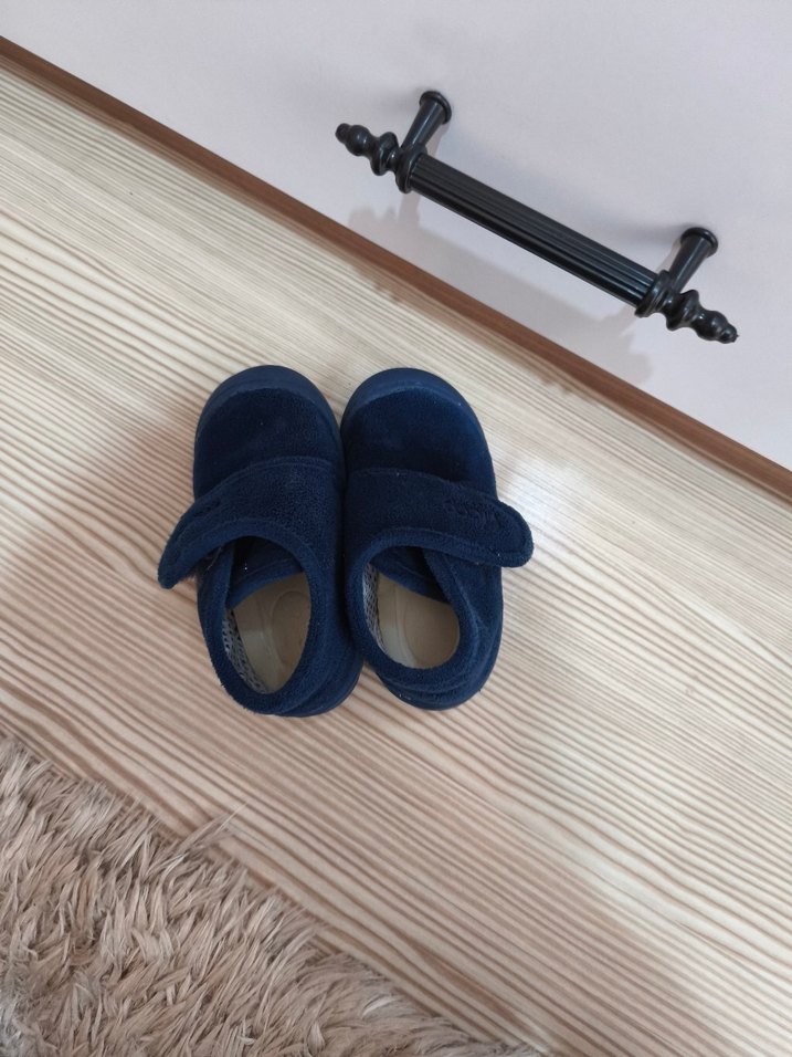 Vicco Erkek Çocuk Mavi Cırtlı Sıcak Terlik - Görsel 4