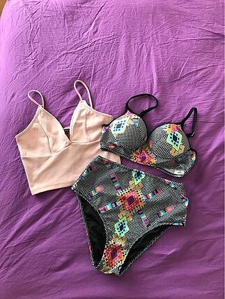 Crop ve bikini