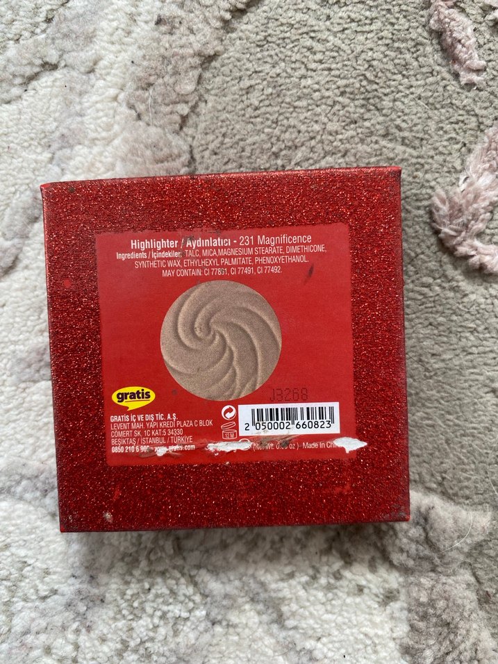 Starry Shine Parlak Bordo Far Paleti - Görsel 2