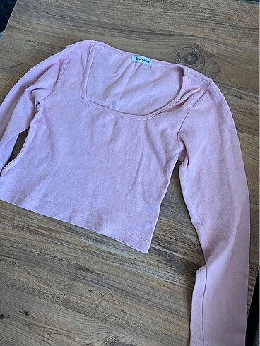 stradivarius pembe crop