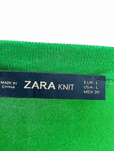 l Beden yeşil Renk Zara Bluz %70 İndirimli.