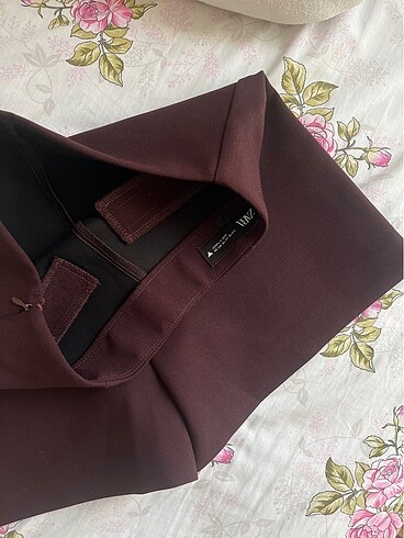 xs Beden bordo Renk Zara etek