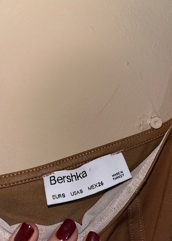 Deri Kahverengi Strappy Büstiyer - Görsel 3