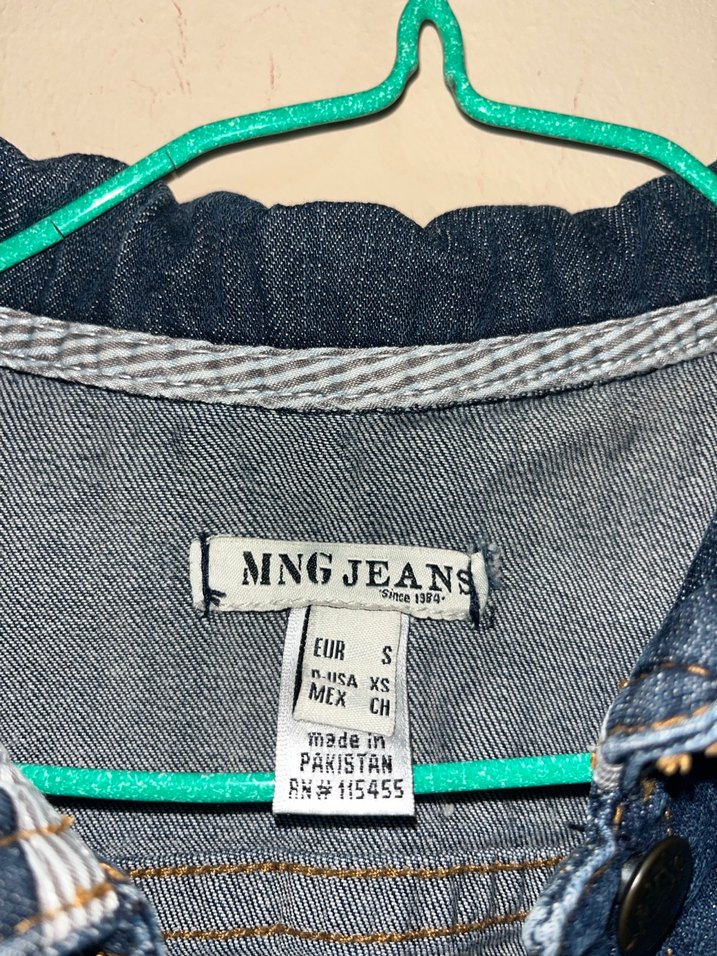 Kadın Kısa Kot Yelek - Görsel 2