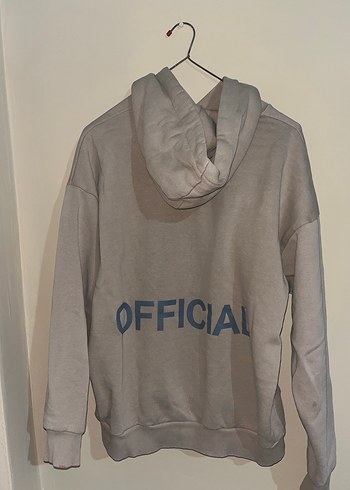 Bej Oversize Kadın Sweatshirt - Görsel 3