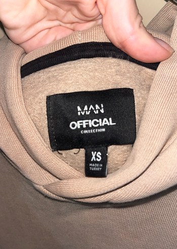 Bej Oversize Kadın Sweatshirt - Görsel 4