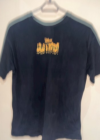 Kız Çocuk Siyah Baskılı Tişört - Görsel 2