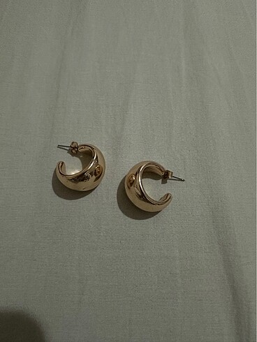 Beden altın Renk stradivarius gold küpe seti
