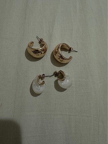 Stradivarius stradivarius gold küpe seti