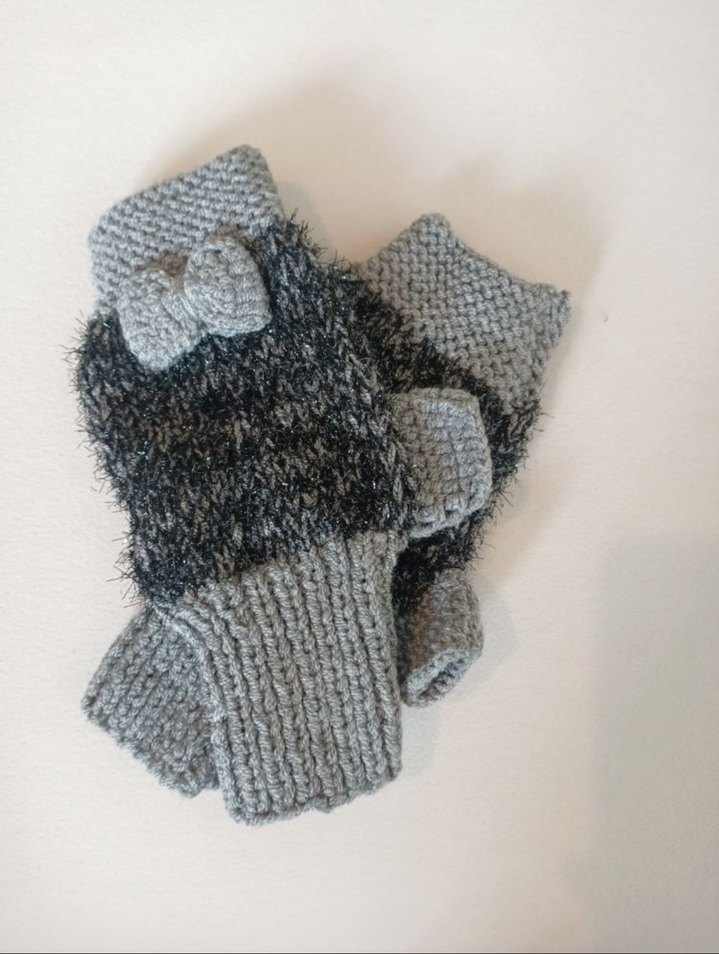 El Örgüsü Yarım Parmaksız Eldiven - Görsel 4