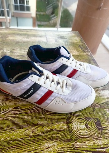 Letoon Bağcıklı Beyaz Spor Ayakkabı - Görsel 2