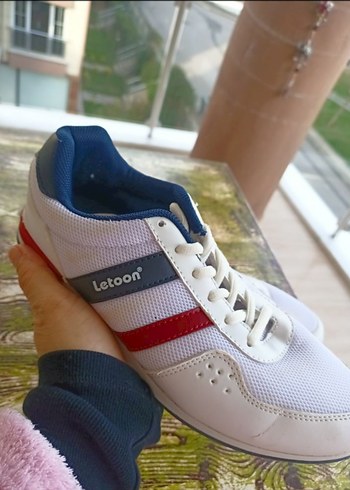 Letoon Bağcıklı Beyaz Spor Ayakkabı - Görsel 6