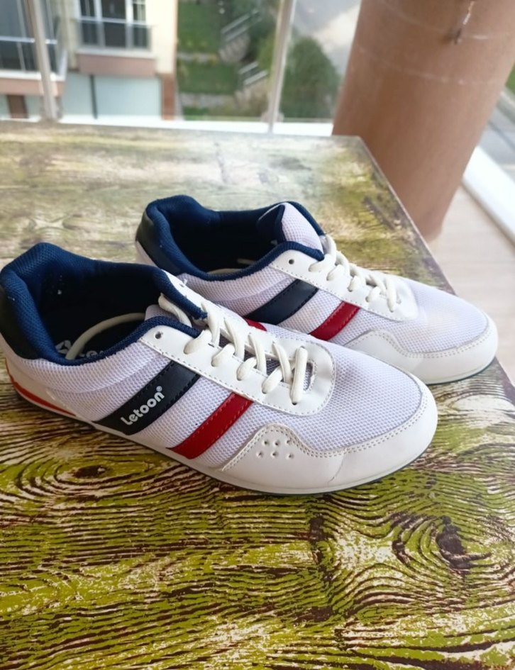 Letoon Bağcıklı Beyaz Spor Ayakkabı - Görsel 2