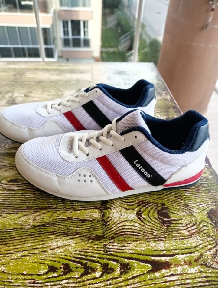 Letoon Bağcıklı Beyaz Spor Ayakkabı - Görsel 4