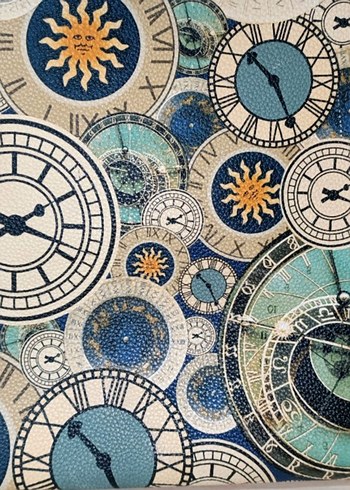 Vintage Baskılı Renkli Clutch Çanta - Görsel 3