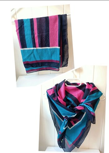 Kadın Çok Renkli Bohem Şal - Görsel 3