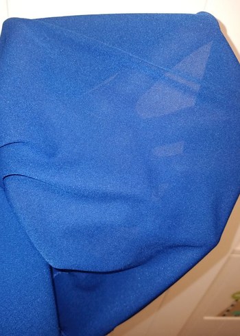 Lacivert Drapeli Midi Etek - Görsel 4