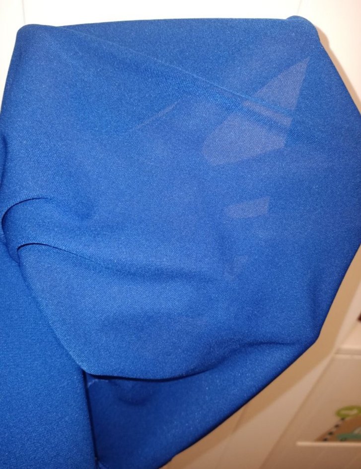 Lacivert Drapeli Midi Etek - Görsel 4