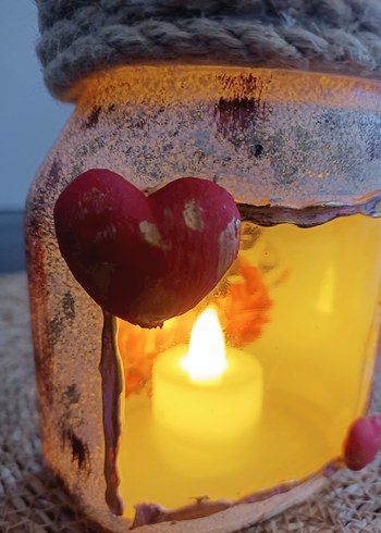 Kavanozdan Dönüşüm Mumluk - Görsel 7