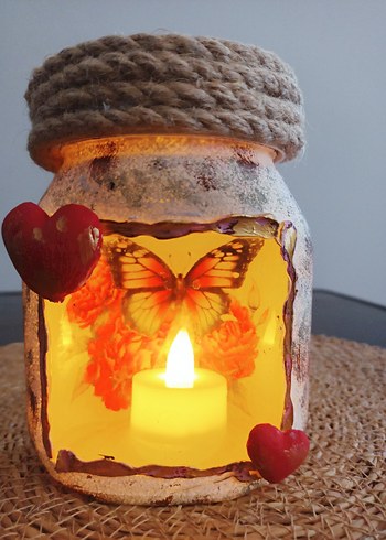 Kavanozdan Dönüşüm Mumluk - Görsel 5