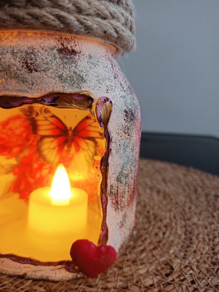 Kavanozdan Dönüşüm Mumluk - Görsel 2