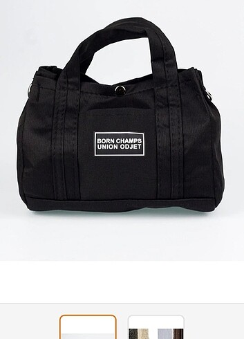 Mini canvas tote bag