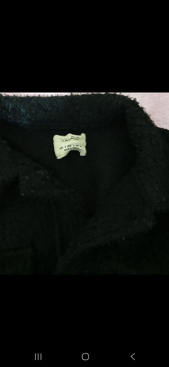 Düğmeli Siyah Midi Kadın Yün Kaban - Görsel 2