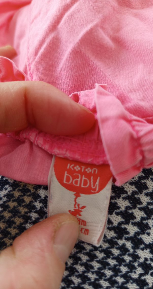 Düğmeli Pembe Basic Kız Şortu - Görsel 3