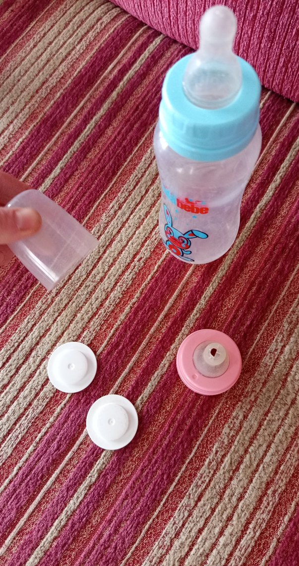 Mavi Bebek Biberonu ve Aksesuarları - Görsel 3