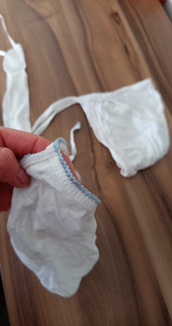 Beyaz Bebek Önlüğü Bağlamalı - Görsel 5